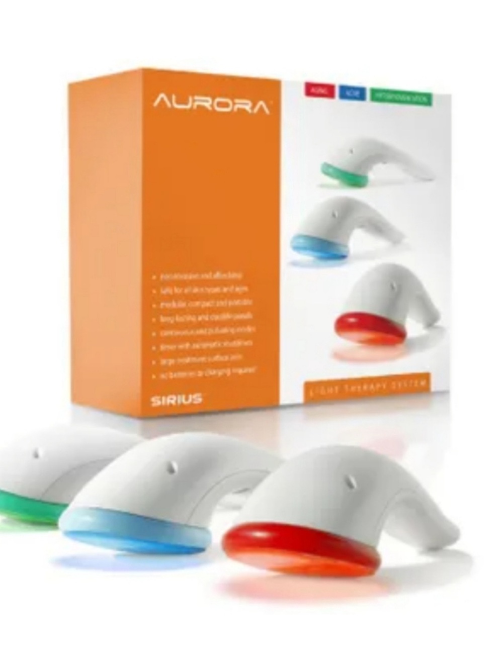 Aurora light therapy device